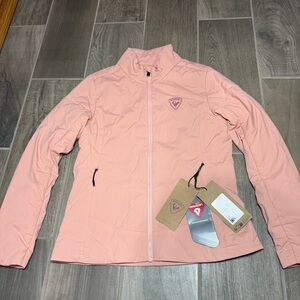 Rossignol Women's Opside Jacket Size Small Light Pink Salmon Ski Jacket NWT $230